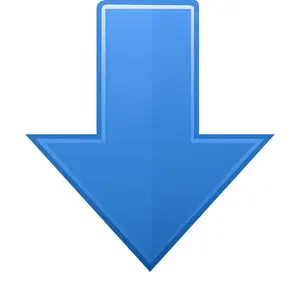A downward pointing arrow.